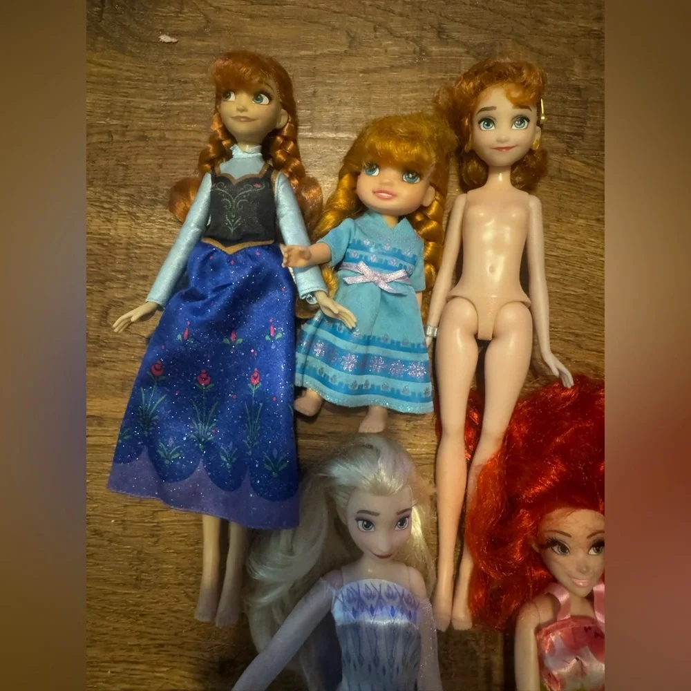 Disney Barbie doll lot of 5 dolls